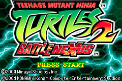 Teenage Mutant Ninja Turtles 2 - Battle Nexus: Title